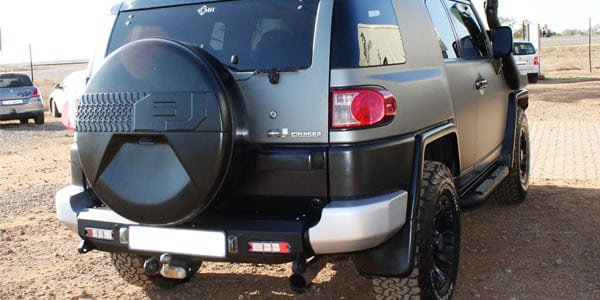 toyota fj cruiser rear bumper